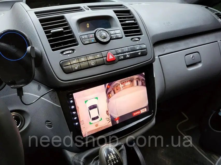 Магнітола Mercedes vito 2004-2012 carplay android auto 2/32 Віто