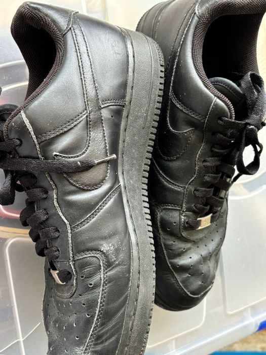 Nike Air Force 1 – All Black (2007) – Tamanho 45