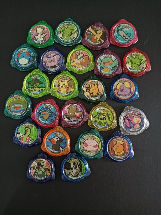 Lote de tazos Pokémon