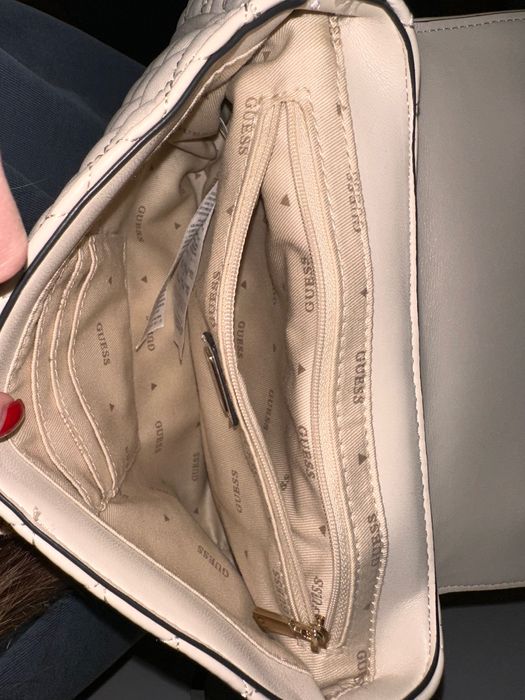 Torebka GUESS Adam beżowa