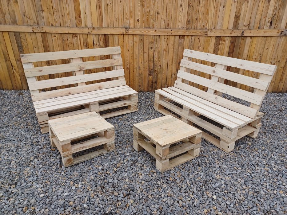 Meble ogrodowe z palet, możliwy dowoz