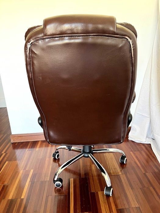 Cadeira de escritório em pele sintética, Marca Beliani