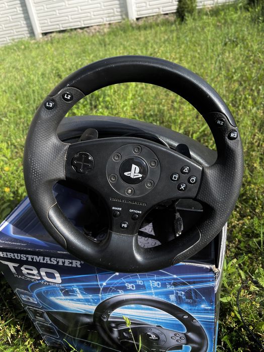 Ігровий руль  Thrustmaster T80 підходить для ps3,ps4,ps5,пк