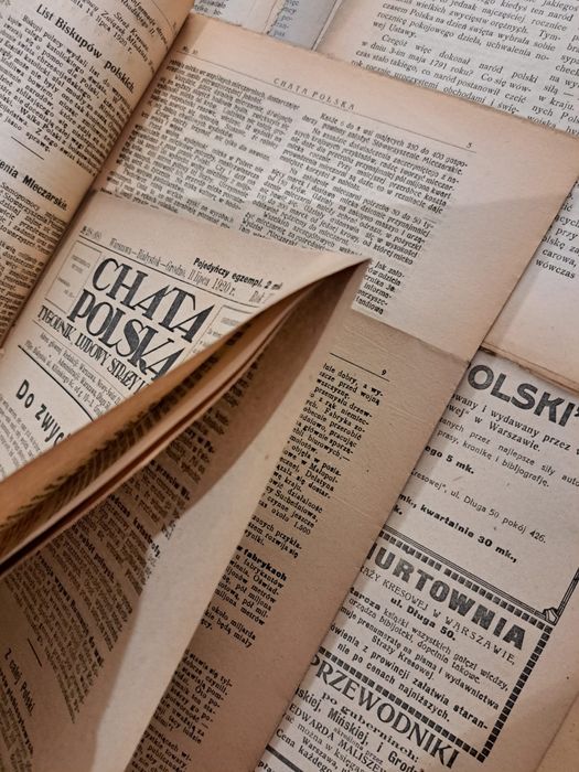 Chata Polska 1920 r.  Nr 9, 16, 18, 24‑26, 28‑31, + dod ilustr. Nr.15