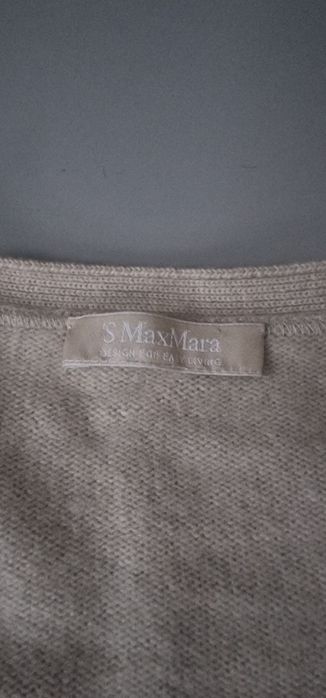 Kardigan damski beżowy Max Mara S kaszmir