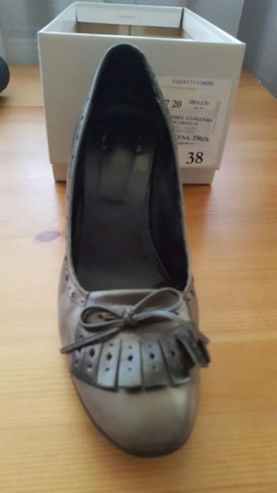 Skórzane buty damskie włoskie 38/39
