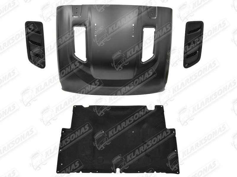 Капот JEEP WRANGLER (JL), 01.2018 - 68281973AE 68281949AC