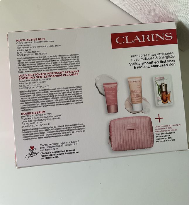 Набір clarins з косметичкою