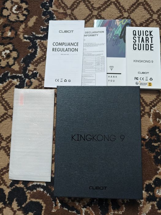 Cubot KingKong 9, скло з коробкою