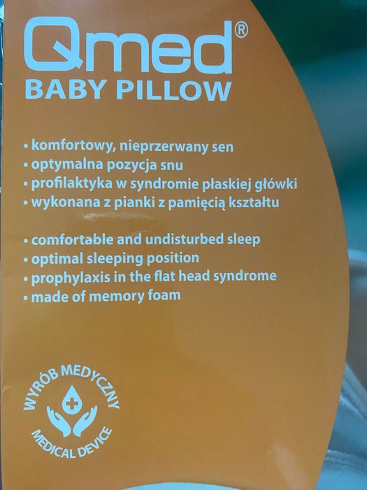 Poduszka niemowlęca jak nowa Qmed