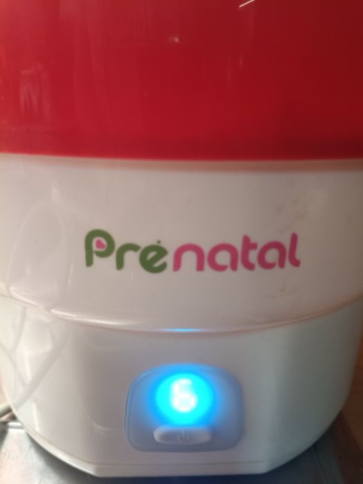 Esterilizador (bottle Sterilizer) de Biberões elétrico a Vapor, Prénatal -6 Biberões, caixa original