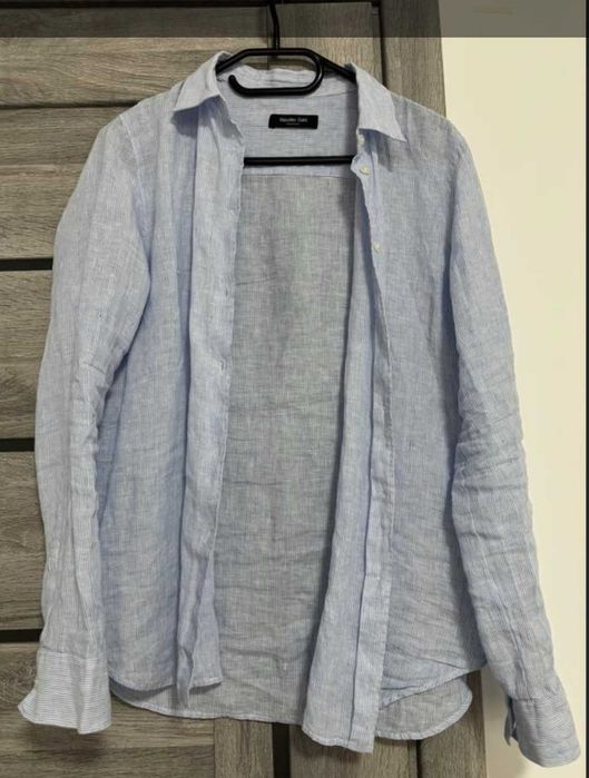 Сорочка 100% льон massimo dutti