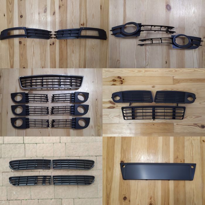 Решітка Заглушка в бампер Volkswagen,Audi,Skoda,Opel,Passat,Golf,A6,A5 Q5 A4 B7 B8 B6 Golf Passat B5+ Astra H Opel  Octavia SuperB A5 Tour Touran