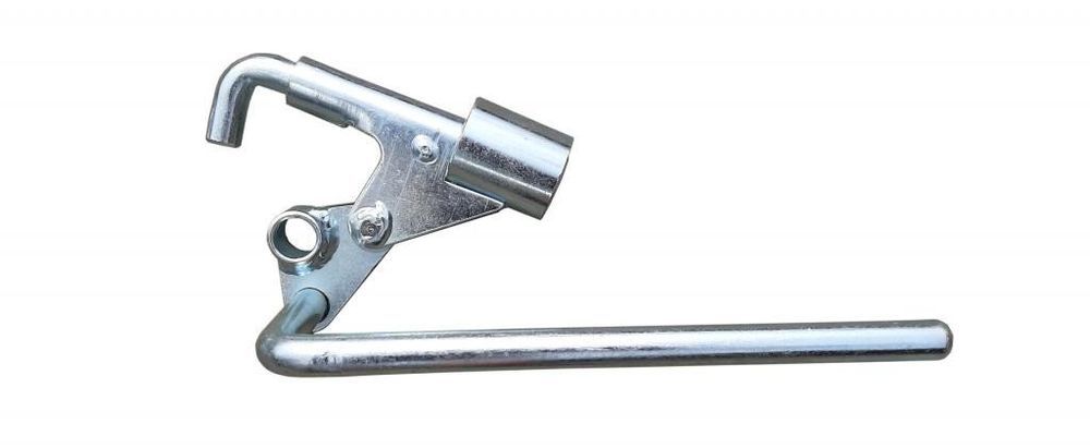 Zamek burty, spinacz do przyczep HL 6011, 8011 - LEWY - Ocynk