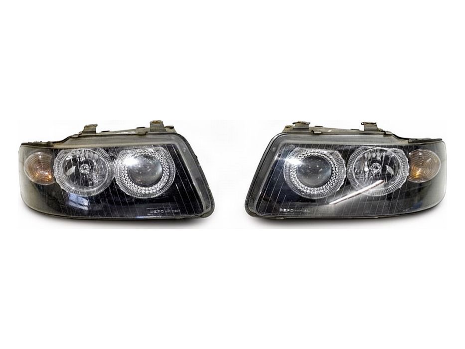 REFLEKTORY PRAWY LEWY KOMPLET RINGI AUDI A3 8L 08-441-1160L 96-06
