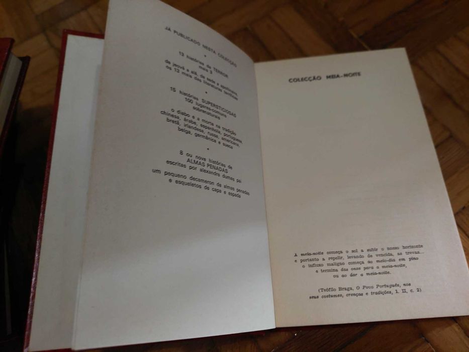 6 Livros coleção meia-noite 1976