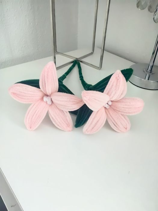 Kwiaty ręcznie wykonane