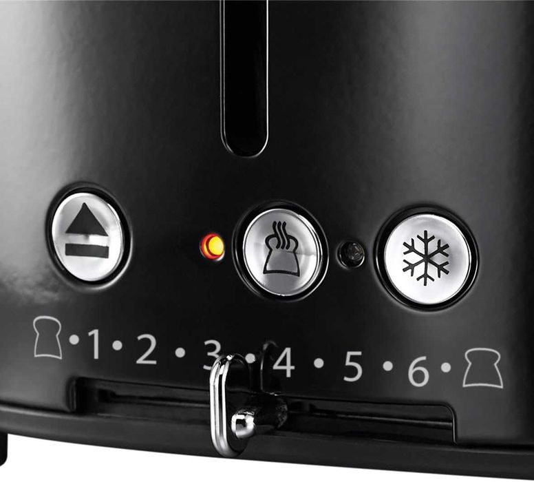 Тостер Russell Hobbs Retro Black 21681-56 [Клас енергоспоживання A+]