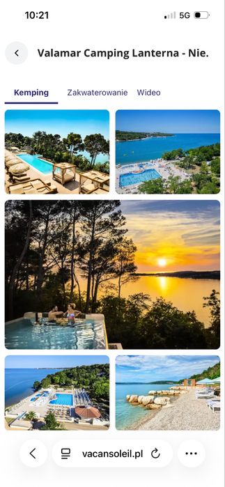 Chorwacja Camping Lanterna