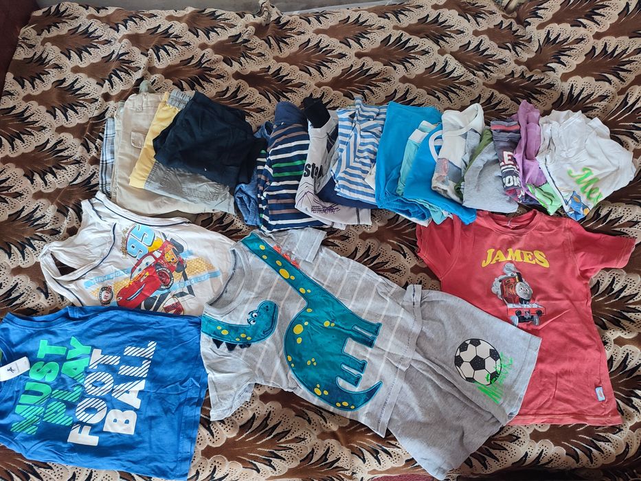 Пакет літнього одягу+ взуття на хлопчика 3-5 років