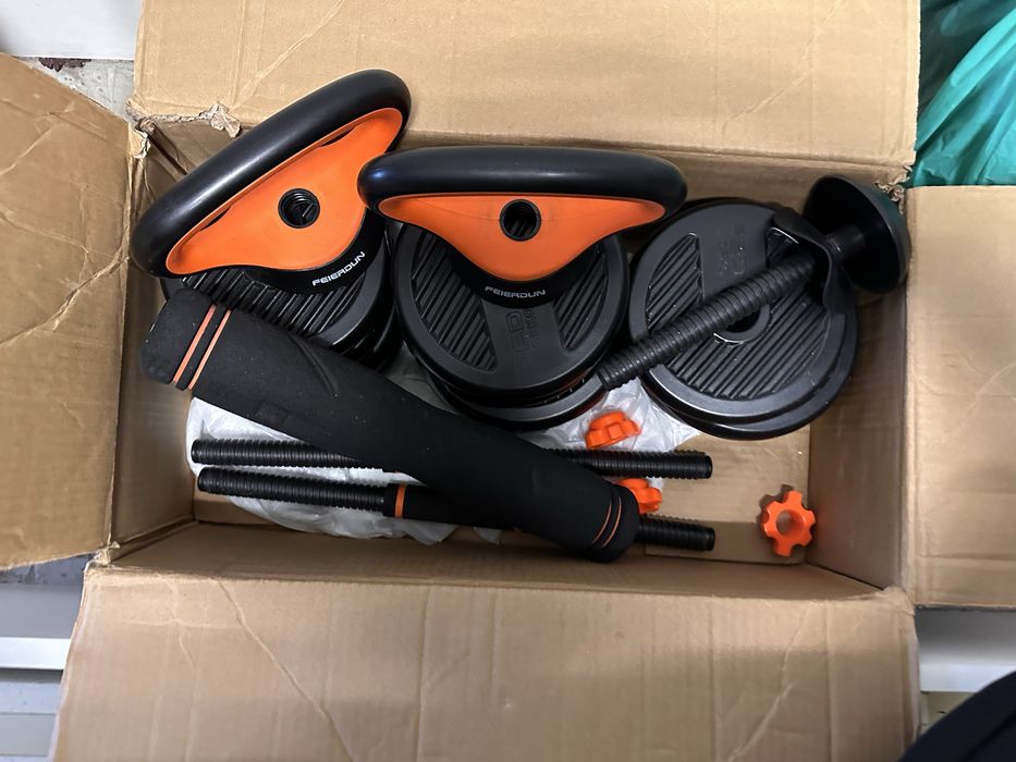 Kit de pesos ajustáveis - 20Kg