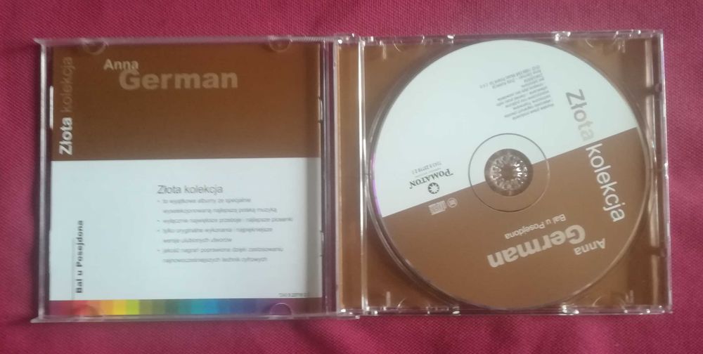 Anna German"Złota Kolekcja".Cd.Stan idealny   JAK NOWA !