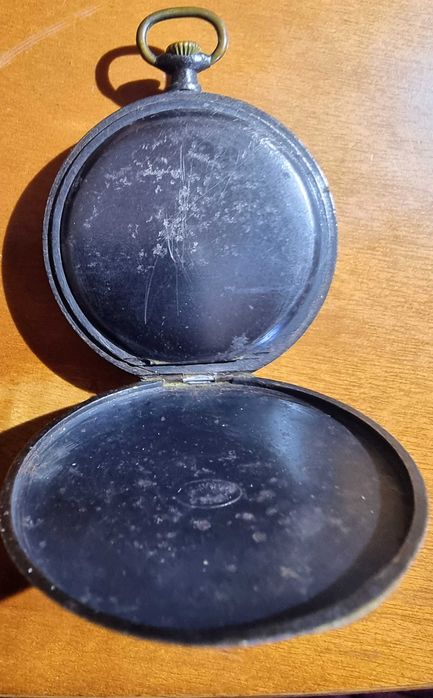 Relógio suíço de bolso muito antigo anos 40 a trabalhar