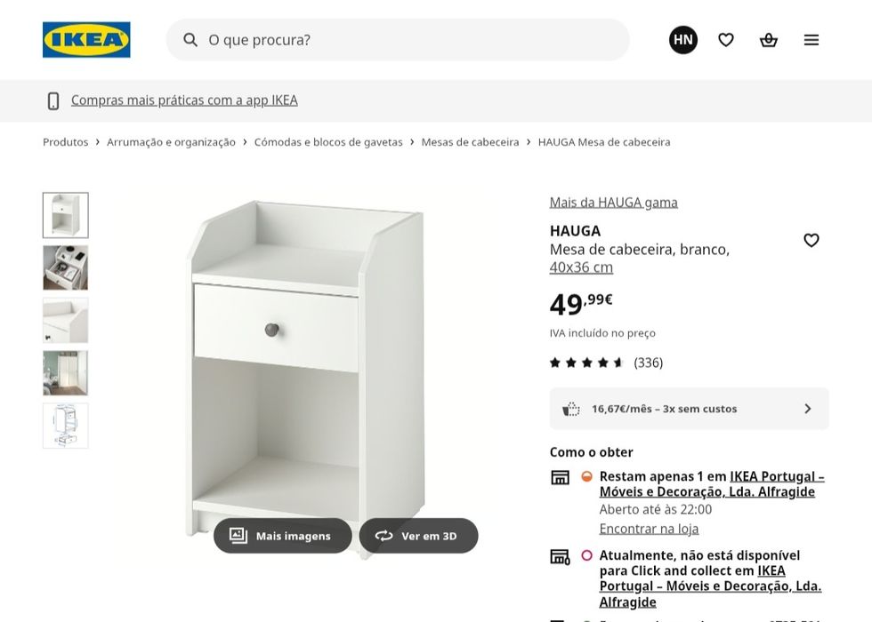 Cabeceiras IKEA Hauga