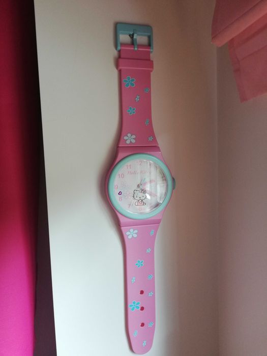 Relógio de parede da Hello kitty