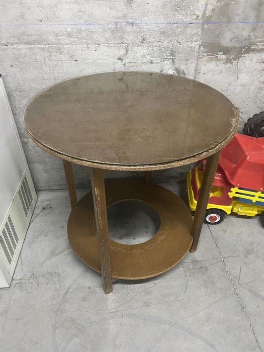 Mesa redonda para levar braseira