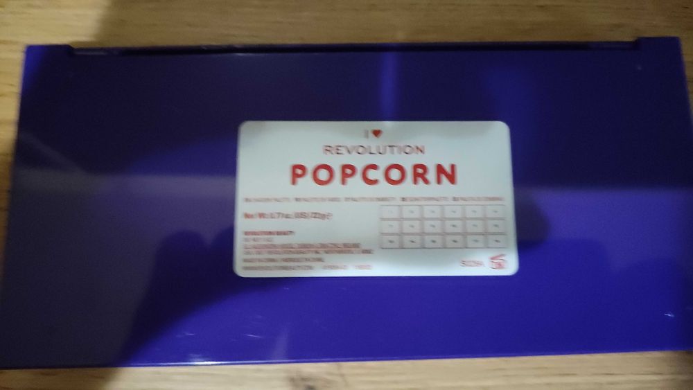 I Heart Revolution Tasty Palette "POPCORN", новая, в коробке
