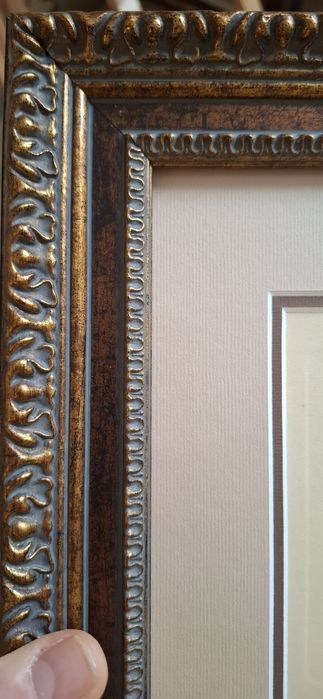 Дві антикварніі картини з видами старого Парижа.