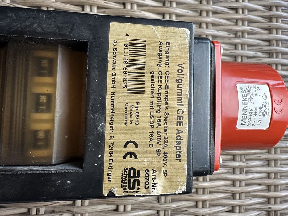 SCHWABE Adapter CEE Mixo 400V/32A IP44