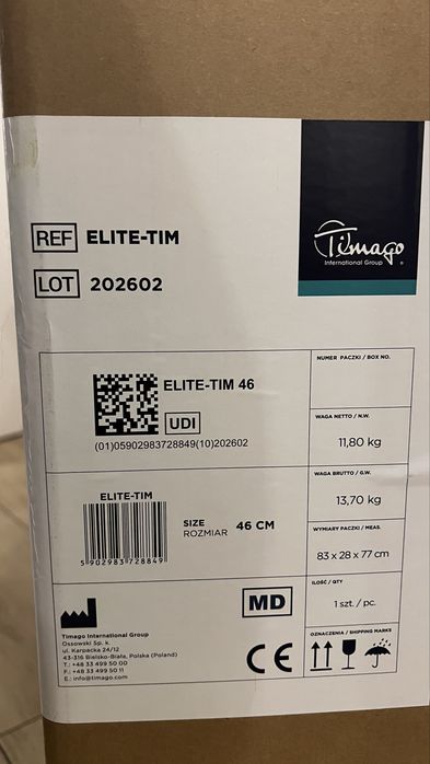 Nowy! Lekki wózek inwalidzki TIMAGO  Elite - tim