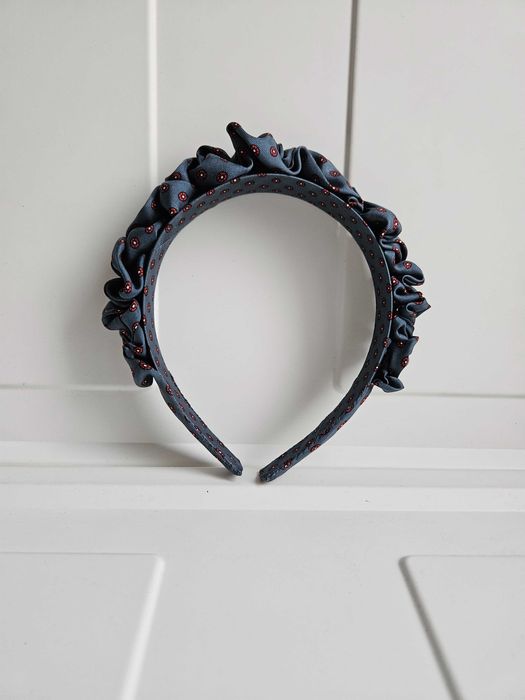 Jedwabna opaska do włosów handmade