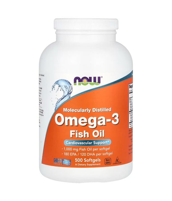 Now Foods, Омега-3, Ultra Omega-3, рыбий жир, 100/200/500 капсул