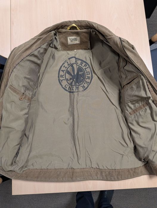 Męska kurtka skórzana zamszowa Camel Active