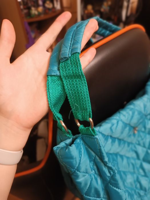 Сумка, торба, тканевая, на плечо, для спорту.