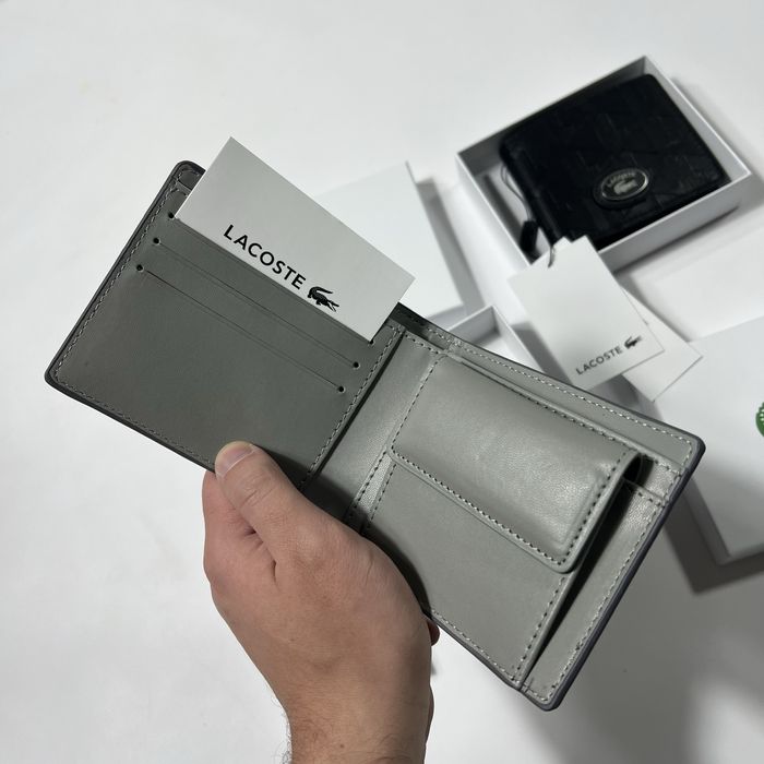 Гаманець Lacoste monogram кошелек лакост монограма кошелек с монетнице