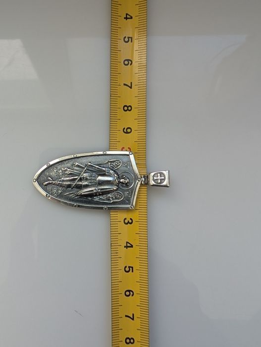 Срібний кулон ладанка серебряная архангел срібло серебро крестик  925