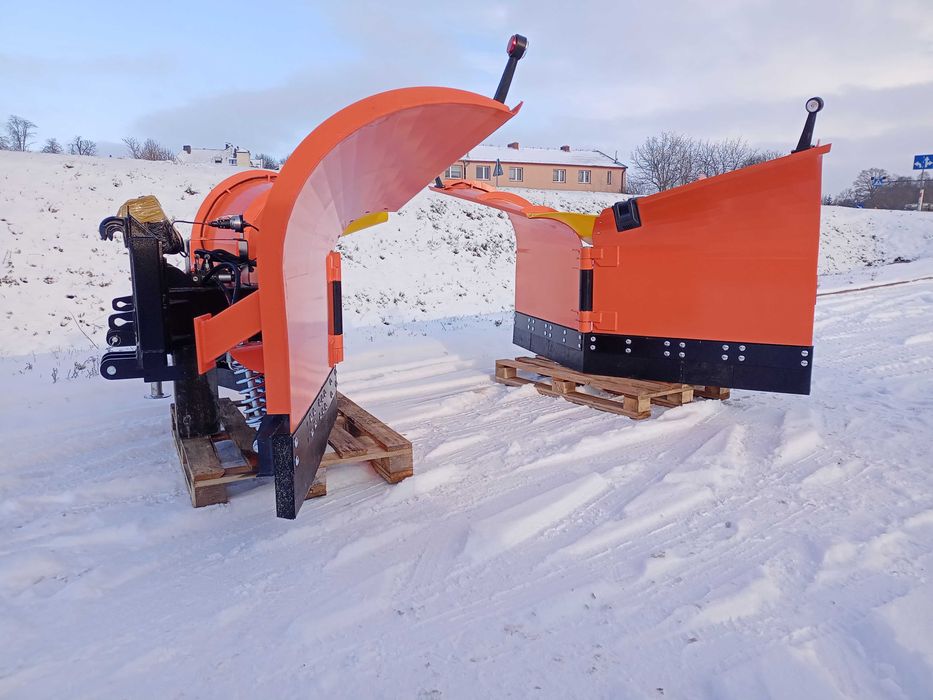 Ciężki pług strzałkowy mocny ATMP model2 drogowy 2,4 - 3,3m