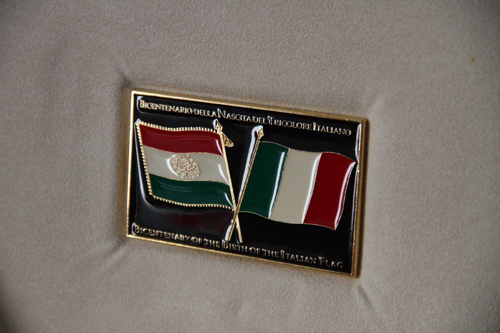 Canetas AURORA Bicentenário do Nascimento da Bandeira Italiana