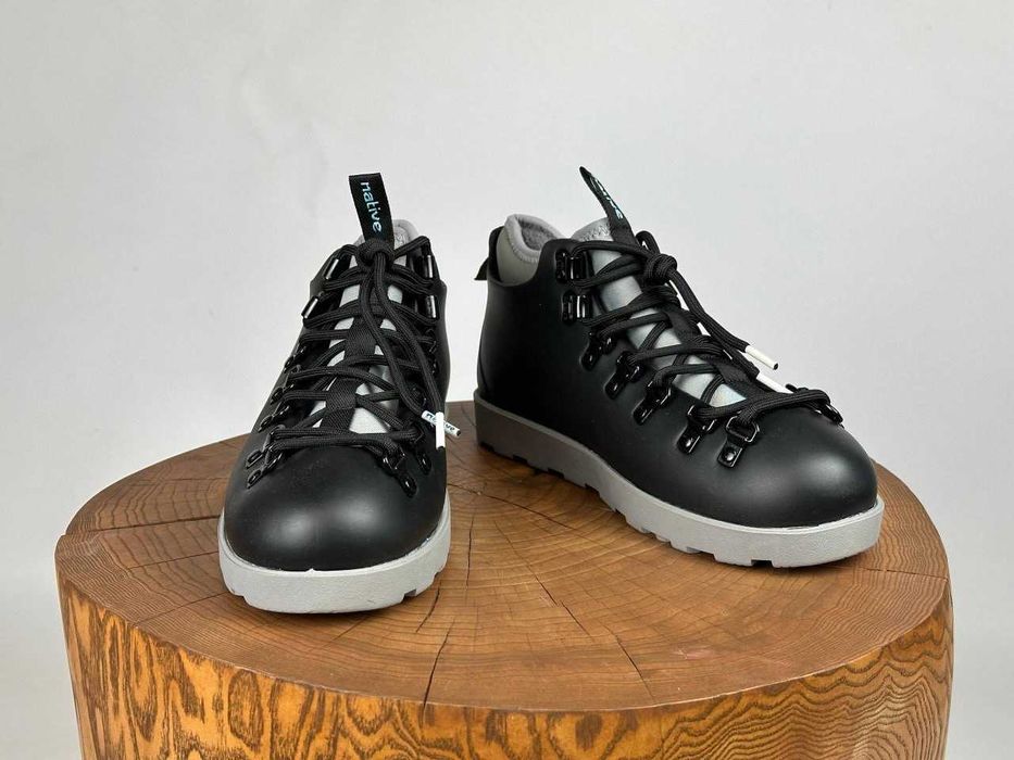 Черевики зимові Native Fleece Black/Grey premium