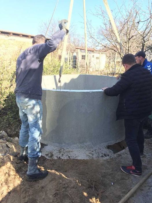 Строительство Выгребной ямы, Канализация, Септик, Колодец. ..