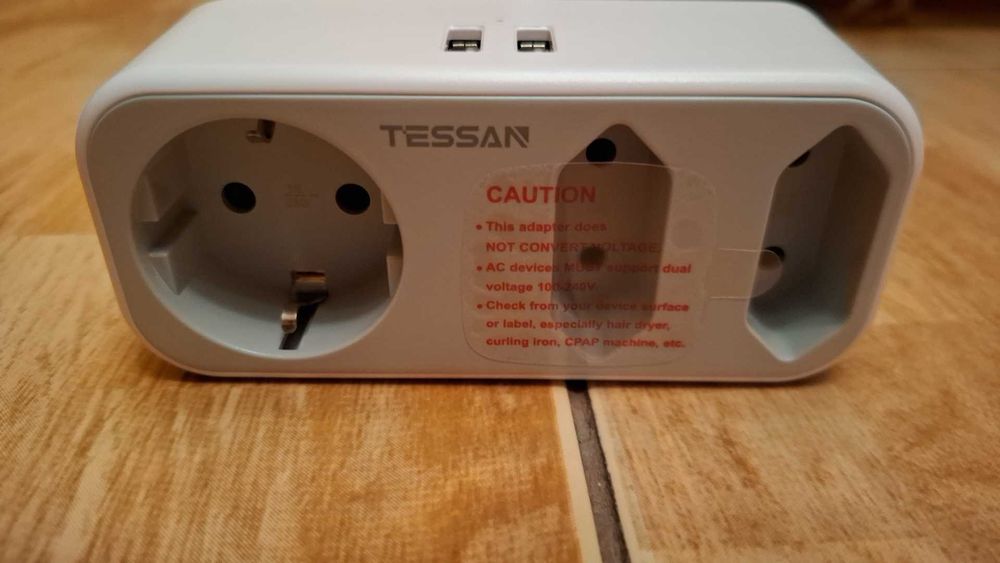 Adapter TESSAN Model-TS-324-US Type B Travel- 30% na wszystko
