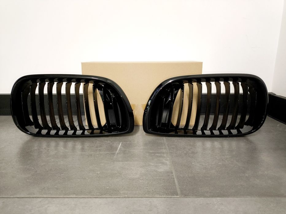 Grill Nerki Atrapa BMW E46 polift czarny połysk
