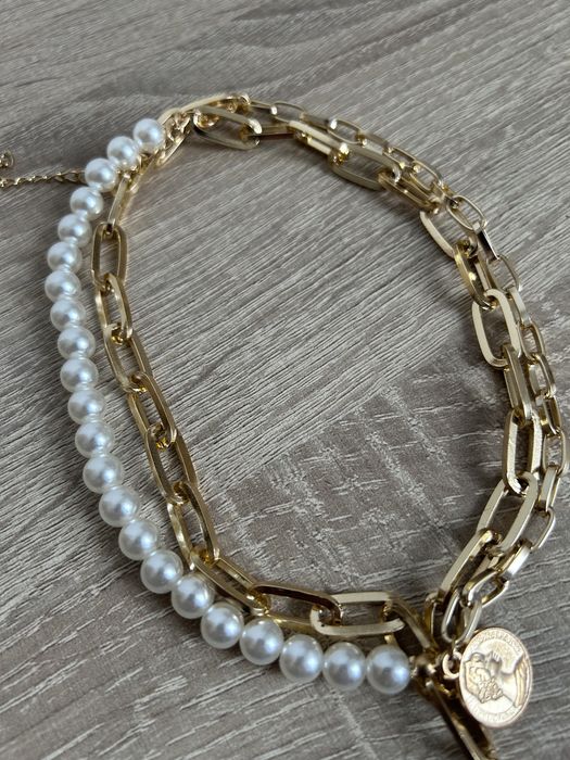 Colar duplo com pendente