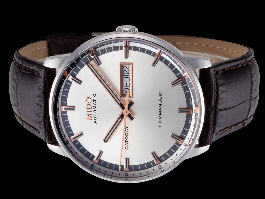 Годинник механічний Mido Commander II M016.430.16.031.80 Automatic 40 мм 80 годин 50 МТ