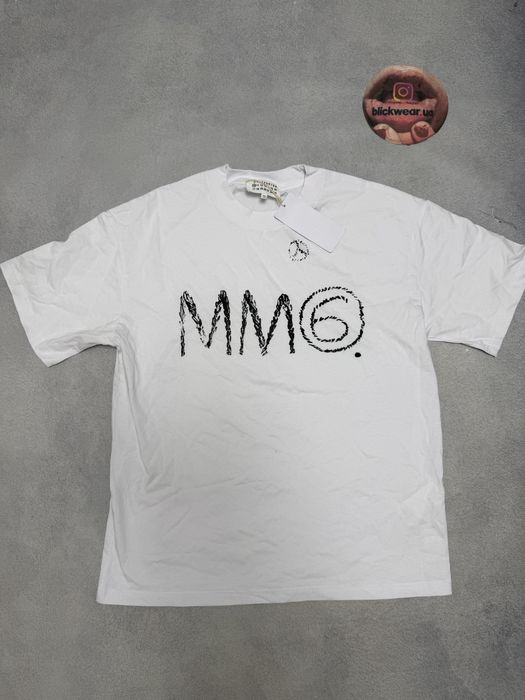 футболка Maison Margiela Mm6 tee white M L vetements balenciaga projec