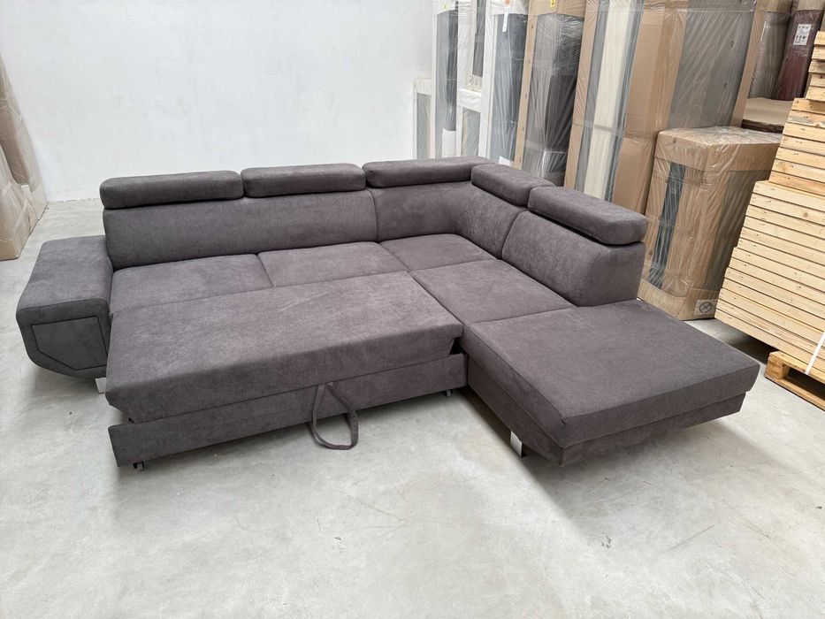 NOWY narożnik z funkcją spania + pojemnik OD RĘKI wyprzedaż -40%